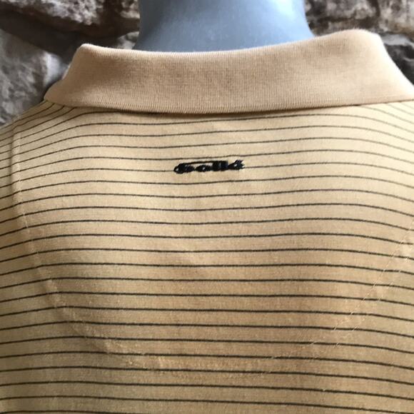 Bolle Golf XL Polo Short Sleeve Yellow Shirt Men's Size XL - Picture 4 of 8